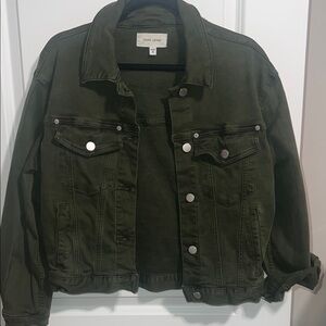 Dear John Forest Green Denim Jacket